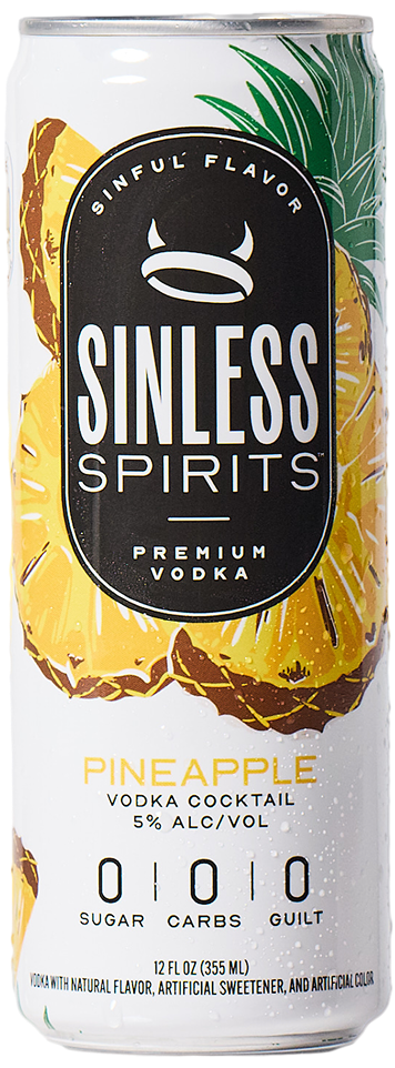 can of sinless spirits pineapple